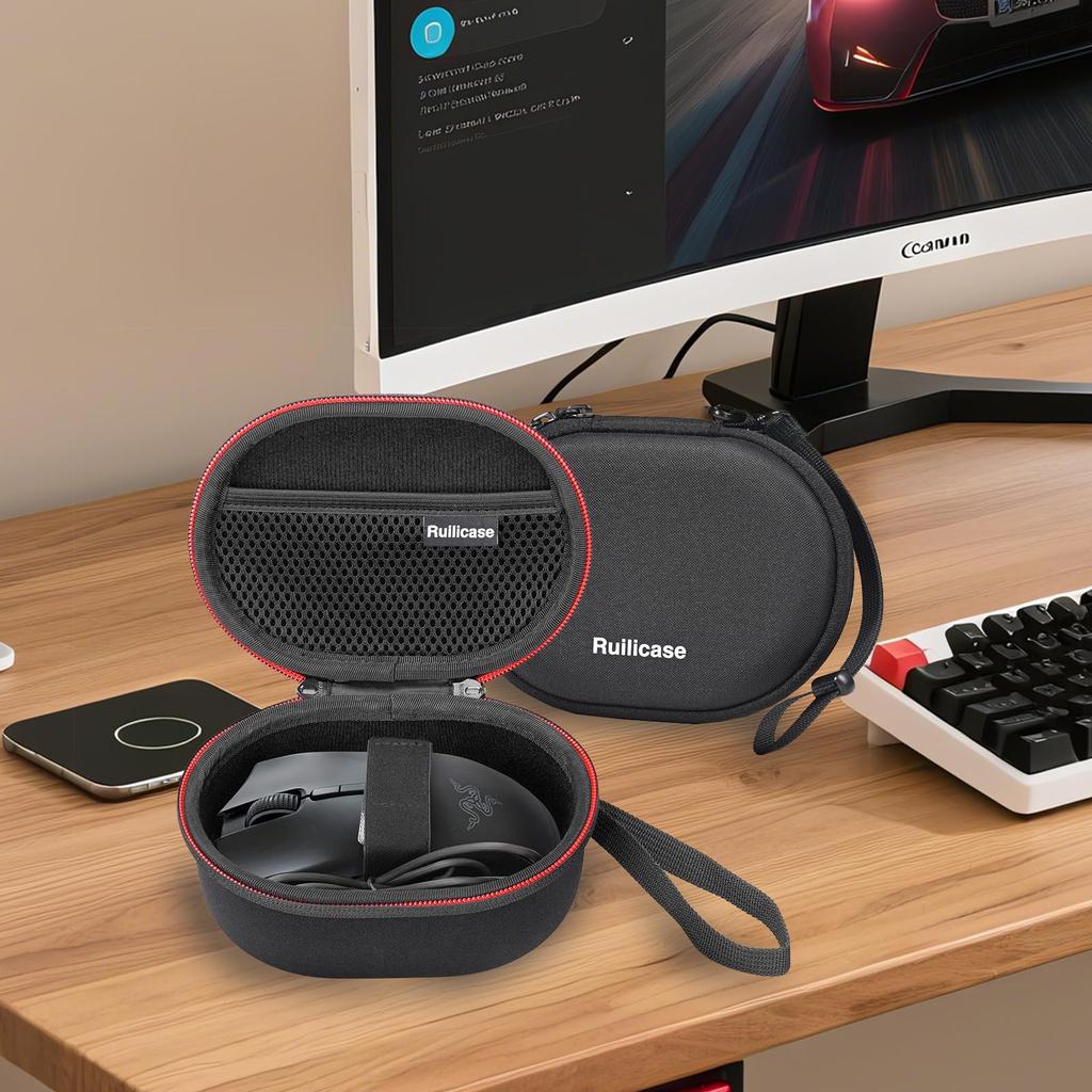 Ruilicase Maus-Etui Kompatibel mit Razer DeathAdder V4 ProV3 ProV2Razer Viper V3 ProV2 ProBasilisk V3V2 UltimateNaga V2Naga 2 ProMambaOrochi