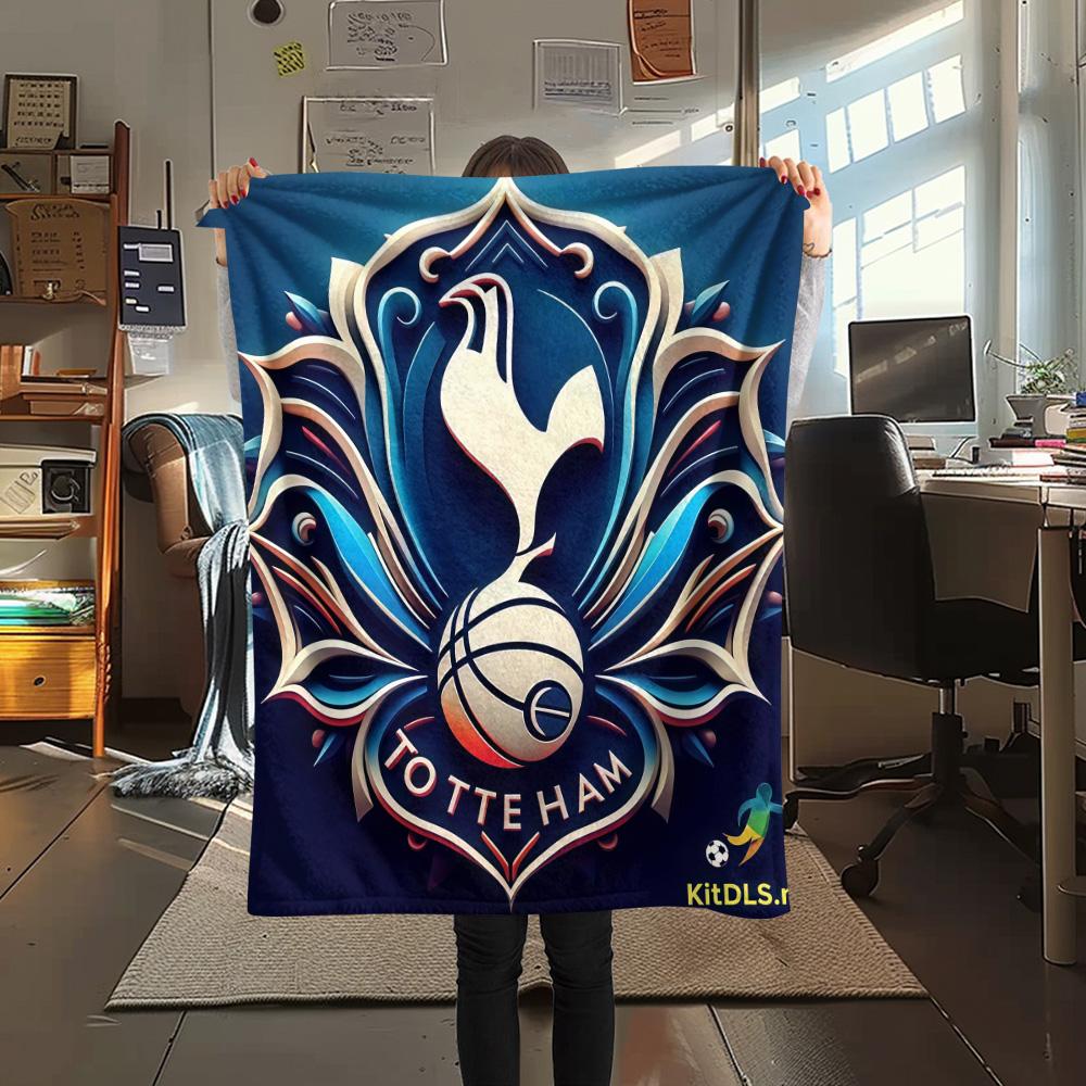 Tottenham Contingent Print FlAannel Blanket, High Quality Comfortable for All Seasons, Home Decor, Warmth and Comfort
