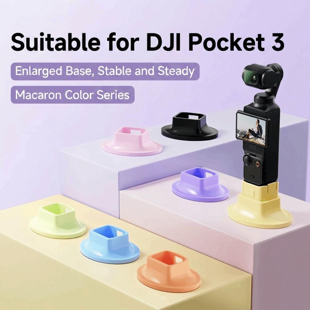 Colorful Silicone Base Shakeproof Lightweight Camera Base Support Anti Slip Camera Accessories for DJI Osmo Pocket 3/4