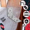 KOTARBAU® Carpenter's Angle Construction Connector Stainless Steel Galvanized 100 x 50 x 35 MM