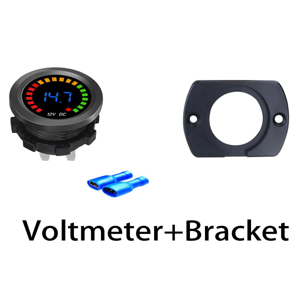 DC 12V Universal Car Motorcycle Boat LED Digital Voltmeter Panel Volt Meter Monitor Gauge Display Car Accessories