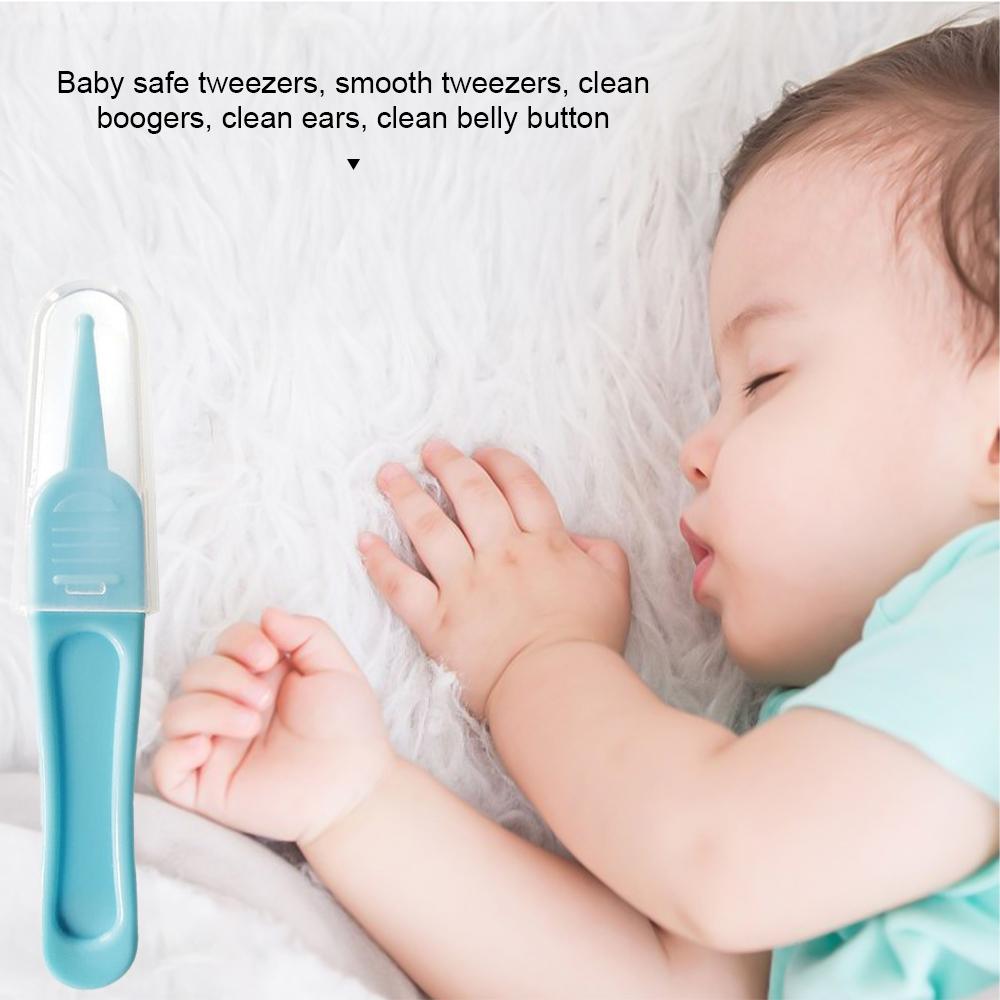 Pęseta do czyszczenia nosa dziecka Narzędzie do czyszczenia uszu, nosa i pępka niemowlaka Bezpieczne klipsy do usuwania zaschniętego śluzu Noworodkowe przybory do czyszczenia