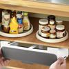 1pcs New Kitchen Self-adhesive Wall-mounted Under-Shelf Spice Organizer Spice Bottle Storage Rack Home Kitchen Supplies Storage In Stock