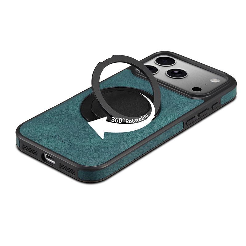 Denior Magnetic Rotating Stand Phone Case for iPhone 17 Pro with MagSafe Function