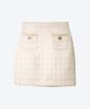 UNTAGE Boucle Tweed Mini Skirt (White)_Uws-Fs04