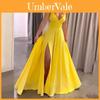 Sleeveless Vneck Long Dress With Tieback Details For Summer Casual Wear