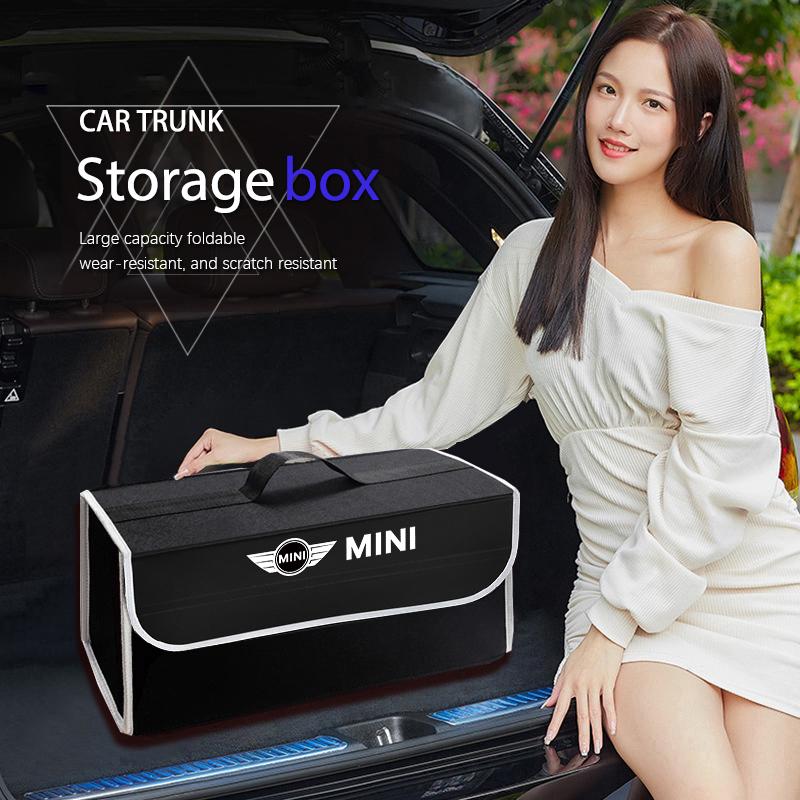 Caja de Almacenamiento de Tela de Fieltro para Coche Bolsa Grande de Clasificación de Herramientas Para MINI One Cooper JCW Countryman Clubman Cabrio Paceman Coupe WORKS