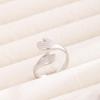 Embrace Stainless Steel Titanium Colorfast Open Ring Vacuum Electroplated 18k Gold Index Finger Ring