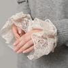 Lace sleeves feminine modern [dear-japan] (1.Beige)