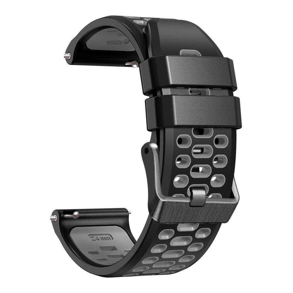 Two-Color Breathable Silicone Strap for Suunto 7D5 and Spartan Sport Watches