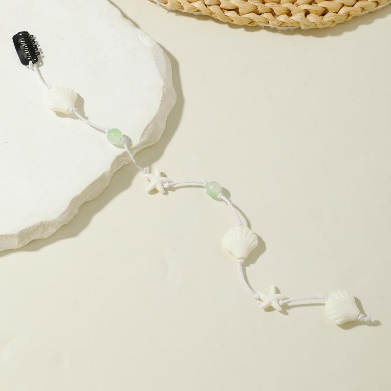 Accessories, Beach Conch Shell Braided Headwear Ins Punk Trend Braided Hair Dirty Braided Hair Accessories