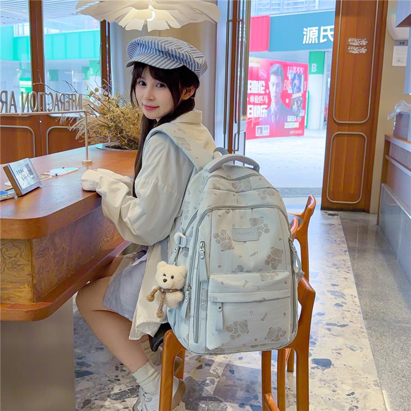 Preppy Schoolbag Women's Large Capacity Backpack Lightweight Backpack