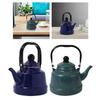 Household Enamel Teapot 1.7L Hiking Teapot Compatible Tableware Teapot Tableware Teapot for Home Halogen Stove Induction Cooker