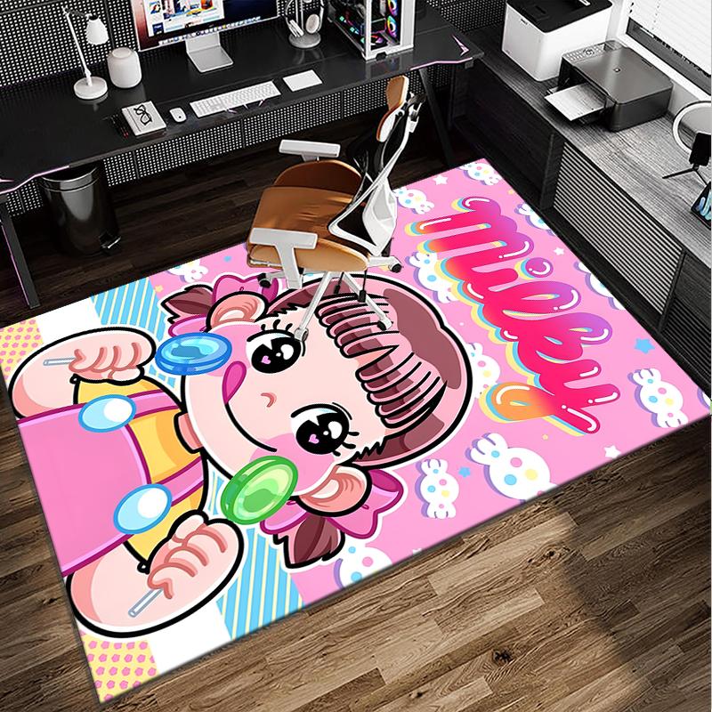 Floral Milk Celebration  Office Rug Chair Mat, Game Carpet, Suitable for Front Door, Bedroom, Living Room, Desk, Holiday Gift