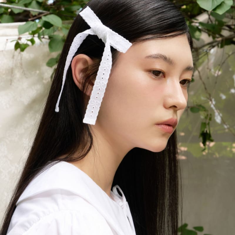 FANTASTIC PLANET [2SET] reine Spitze Schleife Haarnadel