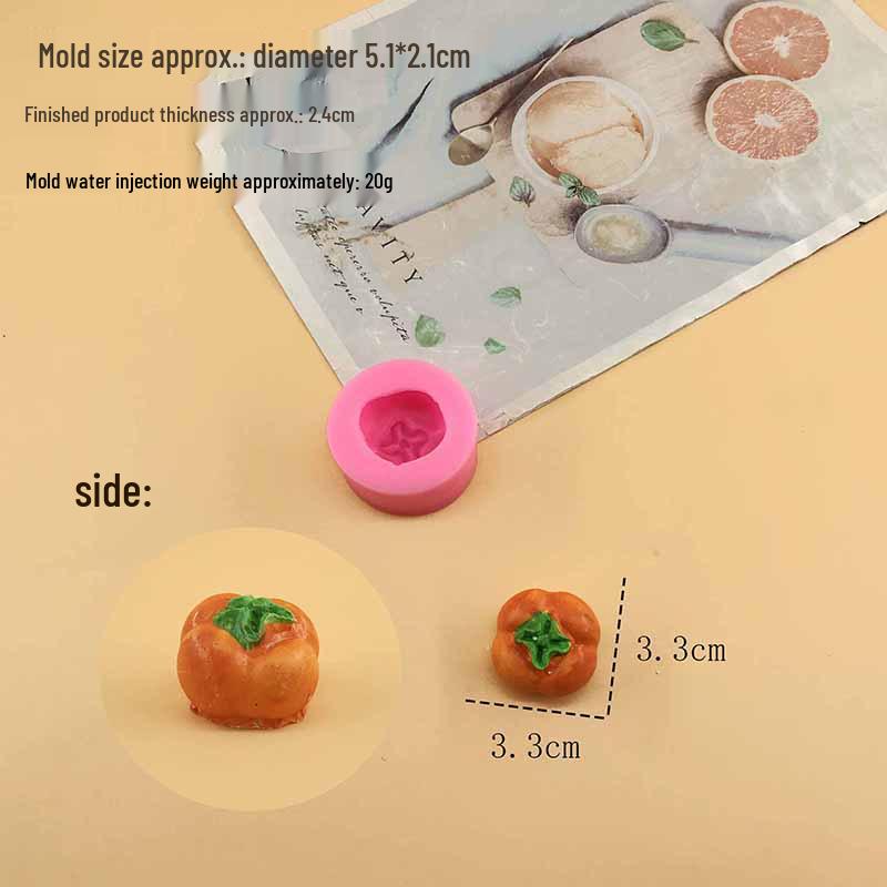 

Силиконовая форма «Жезл Жуи» Хурма для шоколада, мастики, мороженого и муссовых тортов