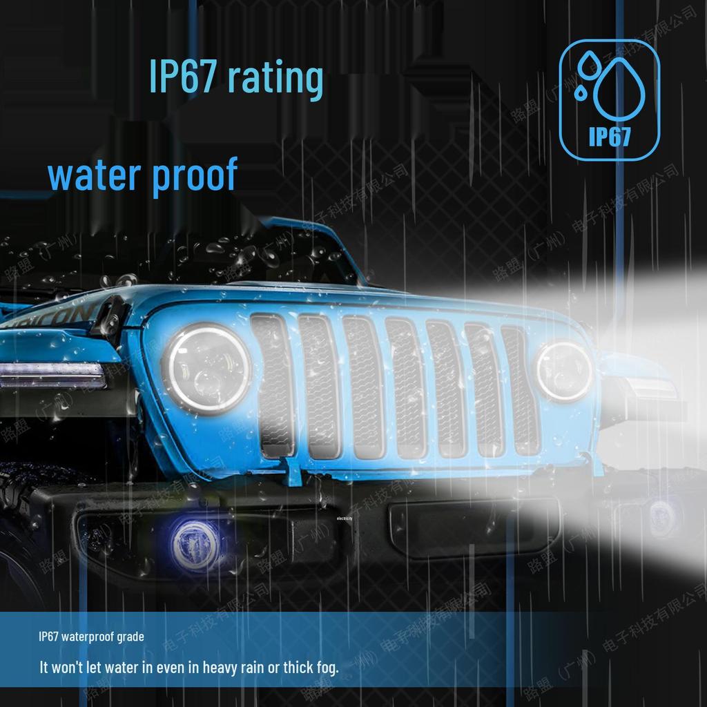 7-Inch LED Headlight for Wrangler, Motorcycle, or Off-Road Vehicle