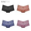 FINETOO Lace Panties For Women Underwear Floral Lingerie Intimates Female Panties Solid Color