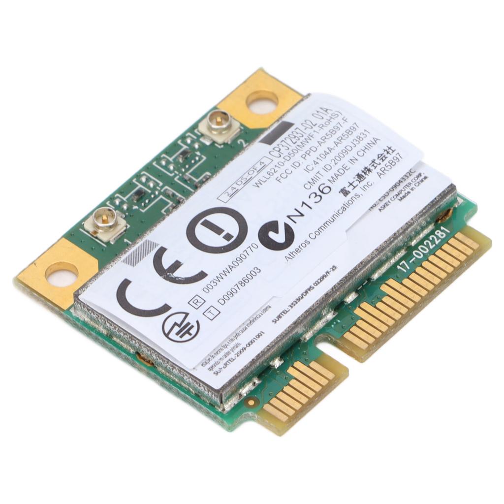 Network Card 2.4GHz 300Mbps Mini PCI E Good Compatibility Wireless Network Adapter