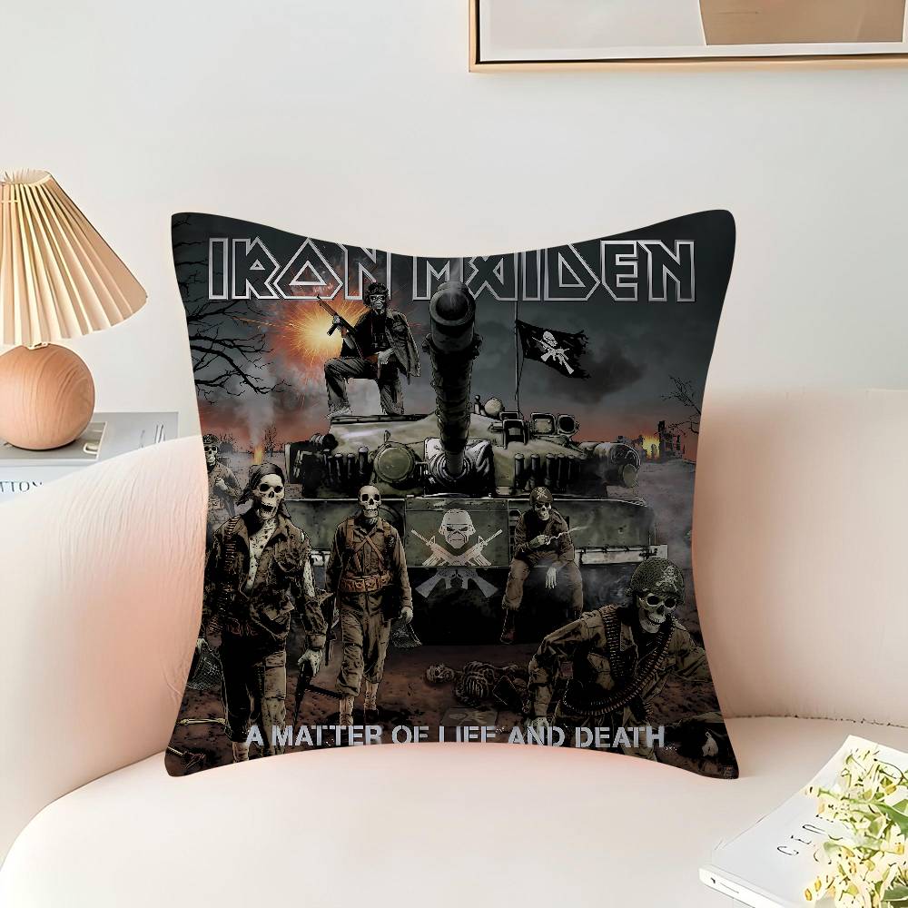 Band I-Iron C-Cool M-Maiden Pillow Cover Sofa Cushion Cover Home Room Decoration Children Gift