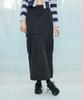 LARTIGENT L9 2-Way Nylon Long Skirt(Black)