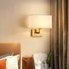 Modern LED Wall Lamp with 360° Rotation Spotlight Nordic Bedroom Wall Light for Reading Bedside Living Room Decoration 12W