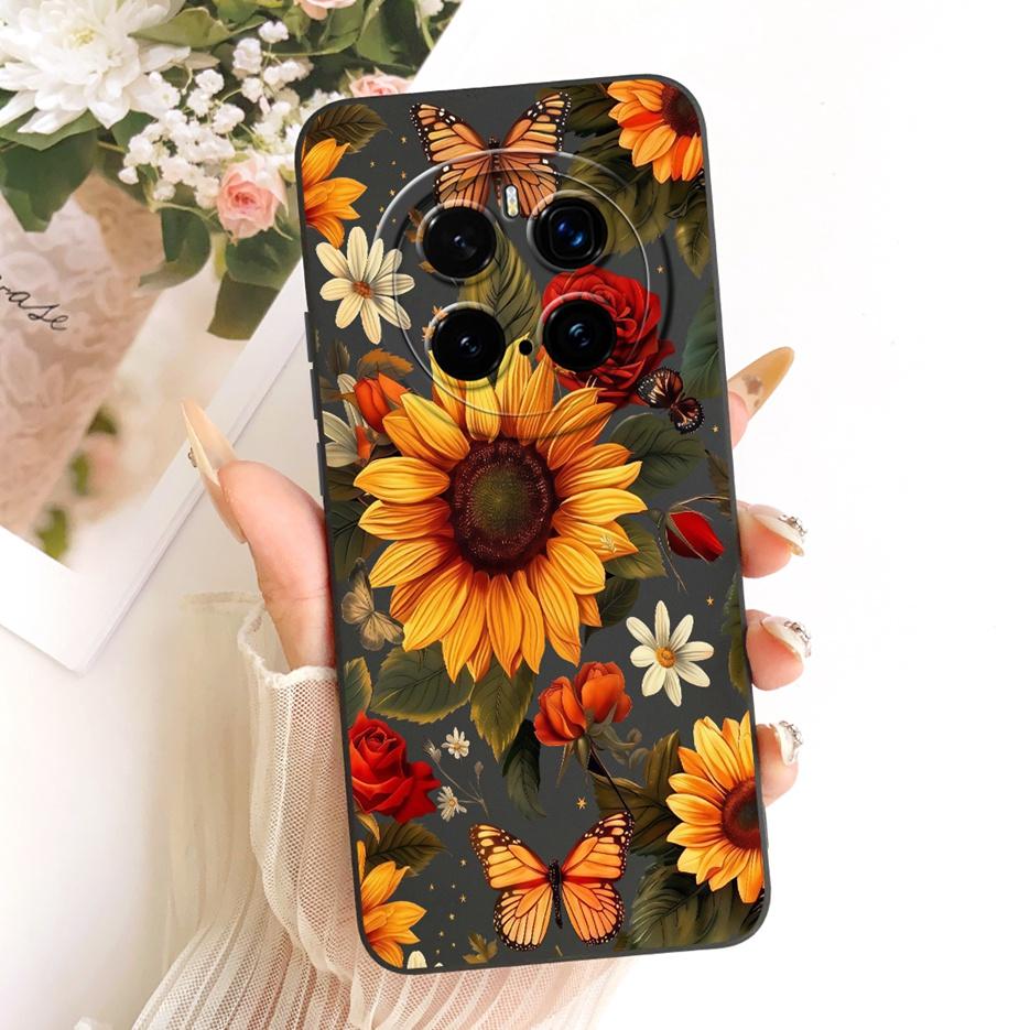 Für Honor Magic 7 Pro 5G Hülle PTP-AN10 Niedliche Katze Ente Cartoon Hülle Weiches TPU Mattes Handyhülle Für Honor Magic 7 Magic7 Pro Fundas