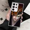 Bleach Kurosaki Ichigo Soft Phone Case for Samsung Galaxy S24 S25 FE S26 Edge S23 Ultra S22 Plus S21 + Shockproof Cover Back She