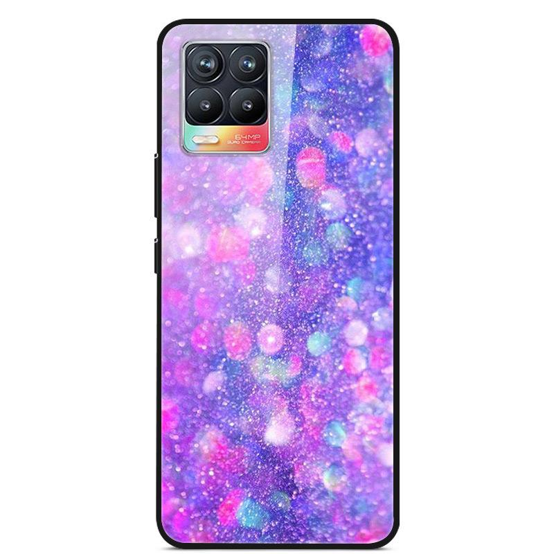 Glass Back Cover For Realme 8 Pro Case Tempered Glass Case For Realme 8 Pro 8i Realme 8 5G Phone Case Cover Realme8 5G Pro Funda