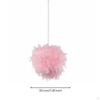 Feather Pendant Light Romantic Chandelier for Bedroom, Living Room 25CM