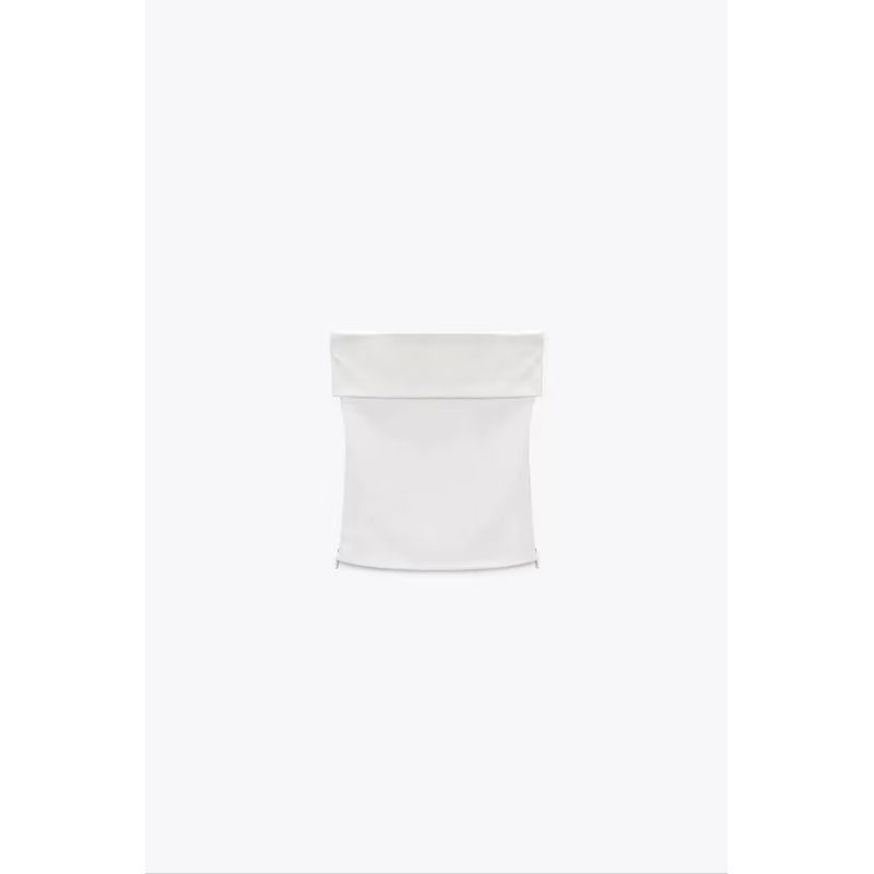 

Araltay Fashion Style Women s Clothing New Knitting Tube Top Tops Casual Versatile Zipper Vest 2248332 Ben White L