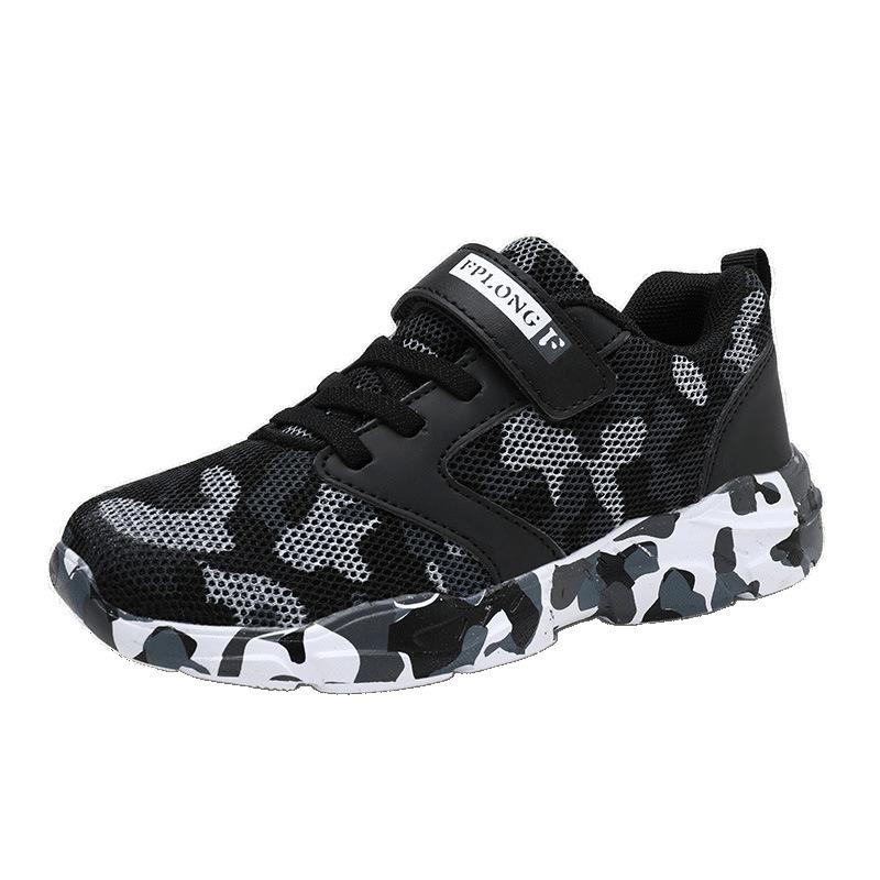 2026 Children's Camouflage Shoes 2020 New Breathable Mesh Children's Military Training Shoes Lightweight Soft Sole