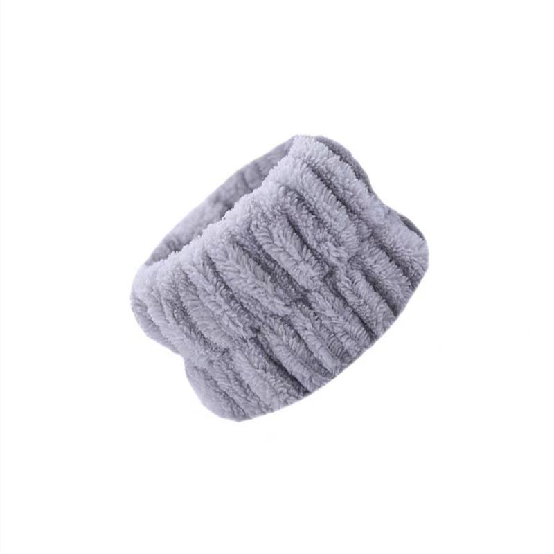 

2pcsWrist Washing Belt Soft MicrofiberTowelWristbandsForWashingFaceWater Absorption Washing Prevent Wetness Wrist Washband темно серый