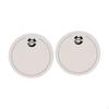 2 X Drum Single Pedal Self Sticky Professional Dia 2.6inch Accessories for Bass Heads Drumhead
