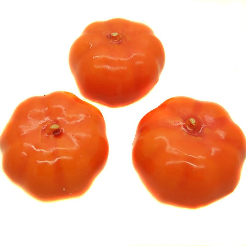 3.5cm Mini Artificial Pumpkin - Halloween Foam Small Pumpkin for Bonsai & Hanging Accessory