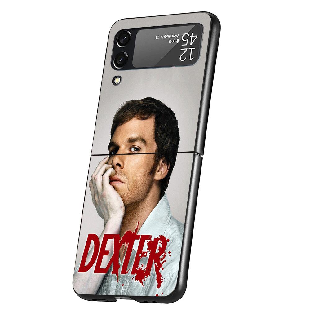 TV Show Dexter Morgan Cover Phone Case For Samsung Galaxy Z Flip 7 6 5 4 3 5G Flip7 Flip6 Flip5 Flip4 Flip3 Black Fundas Shell