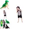Eye-catching Childs Dinosaur Costume Crocodile Jumpsuit For Unisex Halloween Celebrations
