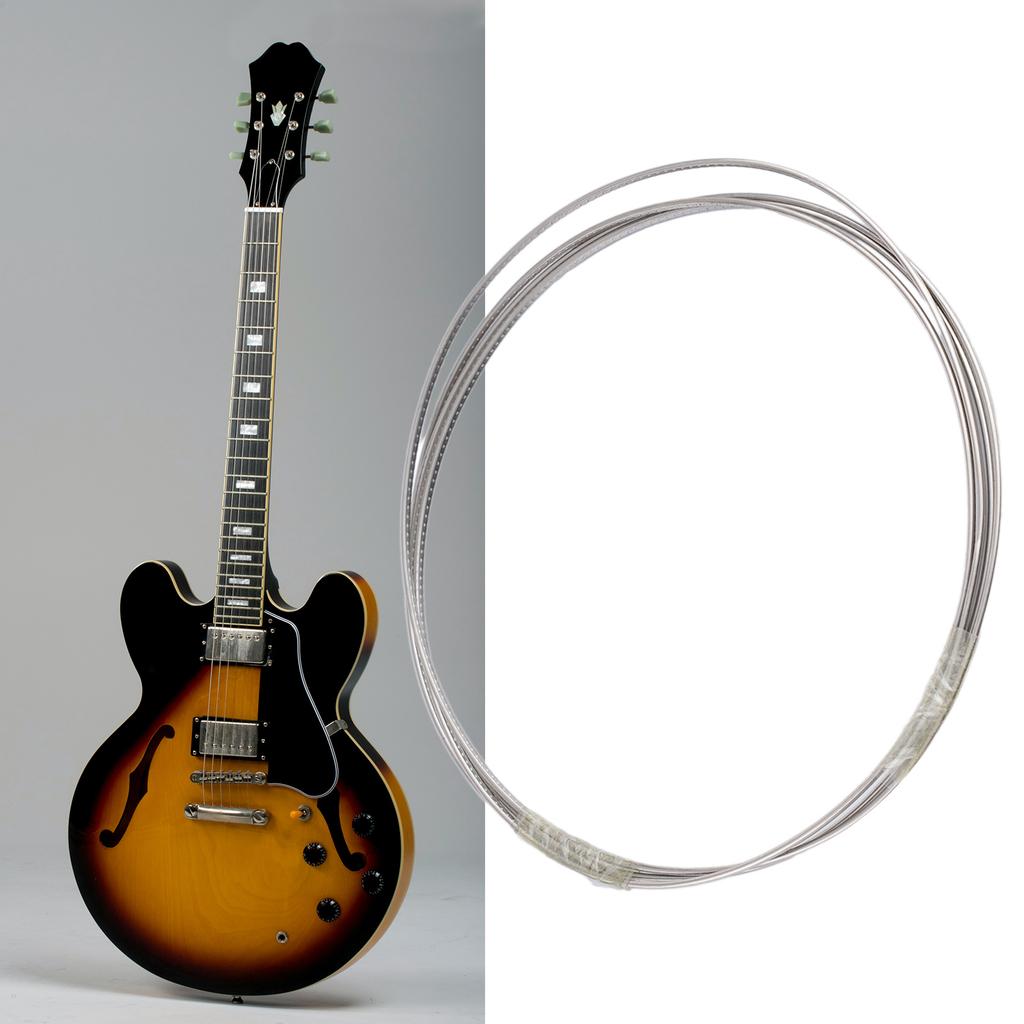 1 Rolle Kupfernickel 1,6mm-2,9mm Breite 2,5 Meter Gitarrenbunddraht Bunddraht für E-Gitarre Bassgitarre Griffbrett