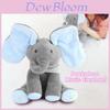 Jucărie de pluș Elefant Peekaboo Cântătoare Umplută Animată Păpușă Copii Jucărie Moale Cadou