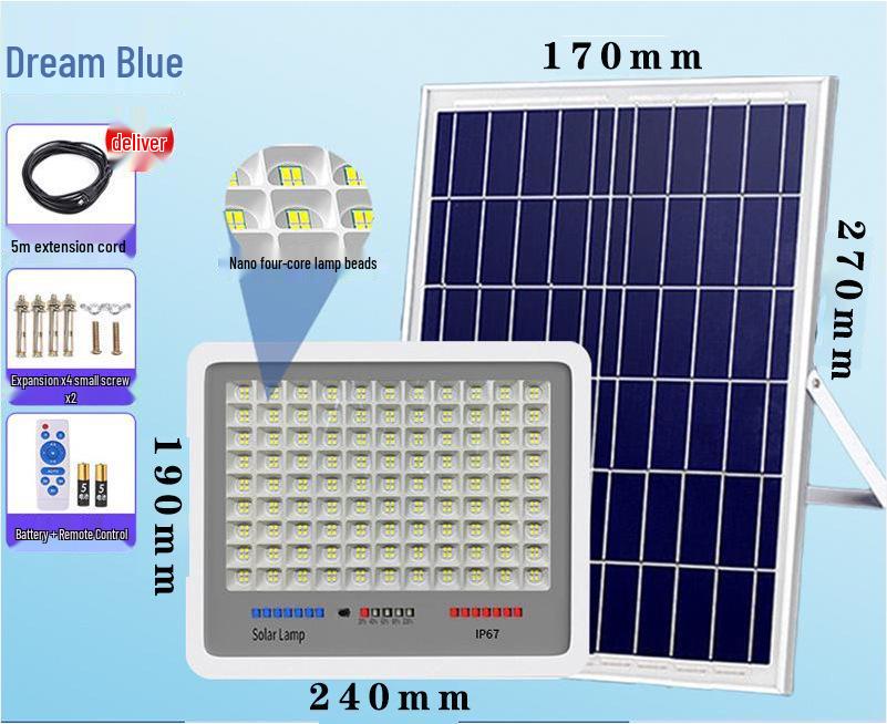 Solar LED Floodlights for Outdoor Use: Cross-Border Courtyard and Landscape Lighting