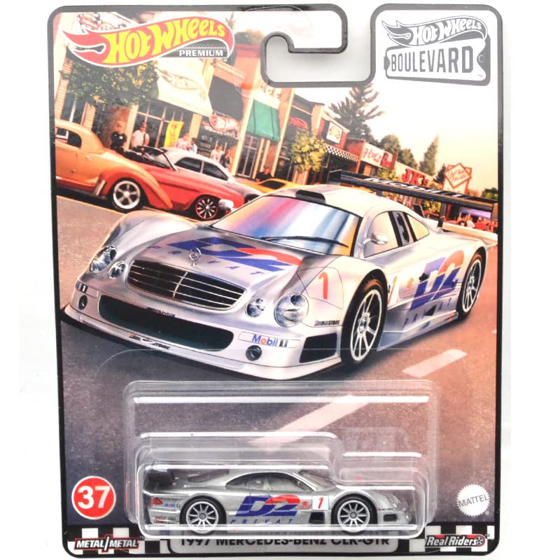 

MATTEL HOTWHEELS BOULEVARD SERIES Mattel Hot Wheels Scale Boulevard Series 1:64МАСШТАБ 1997 MERCEDES-BENZ CLK-GTR 1:64 1997 Mercedes-Benz CLK-GTR