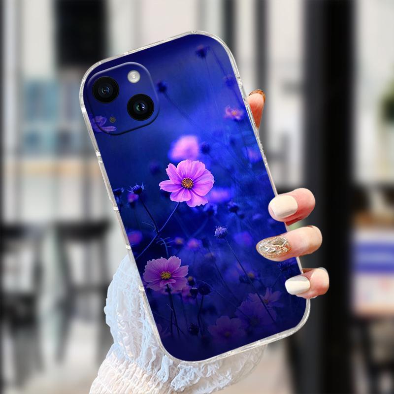 Clear Case For iPhone 13 Mini 13 Pro Soft TPU Phone Back Cover For iPhone 14 Pro Max Coque 14 Plus Transparent Protective Fundas
