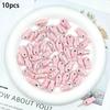 10Pcs Little Fish Ceramic Beads Diy Necklace Earrings Jewelry Accessories Pendants Loose Beads For Crafting