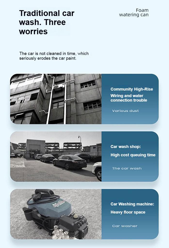 Handheld Foam Sprayer Manual Foam Spray Bottle Handheld Pressure Sprayer For Car Wash Home Plant Watering