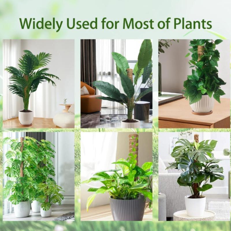Bendable Moss Pole  Plants Climbing Support Extension Pole Monstera Palm Vines Soporte Stakes Garden Potted Plant Accessories