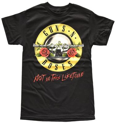 Guns N Roses GNR Not In This Lifetime Concert Tour Men's Black T-Shirt New