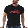 2cv Deux Chevaux Red Version Tshirt T Shirts For Unisex Cotton T Shirts With Prints Tshirt