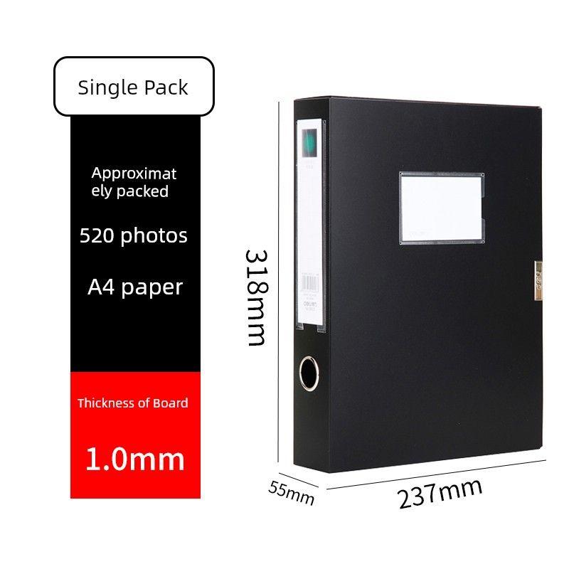 Deli Data Thickened Folder File Box