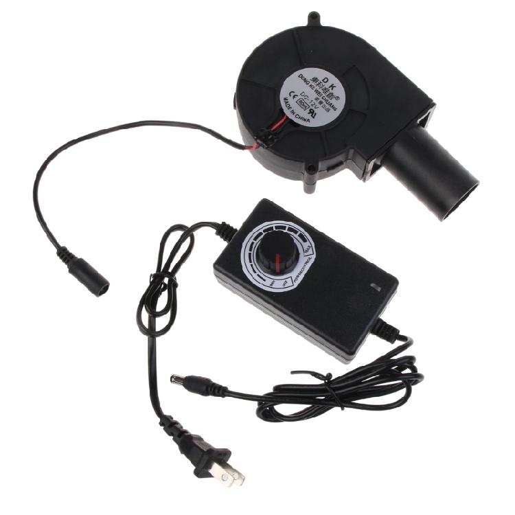 BBQ Fan Blower 9733 97mm Adjustable Speed DC12V 5500R Camping Cooking Fan Blower