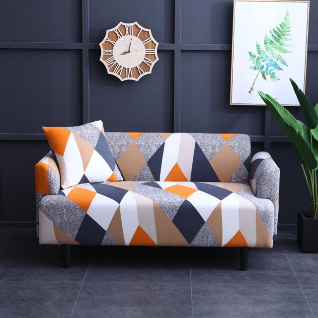 Spandex Sofa Cover Slipcovers Elastic All -Inclusive Couch Case For Different Shape Sofa Loveseat Chair L -Style Sofa Case